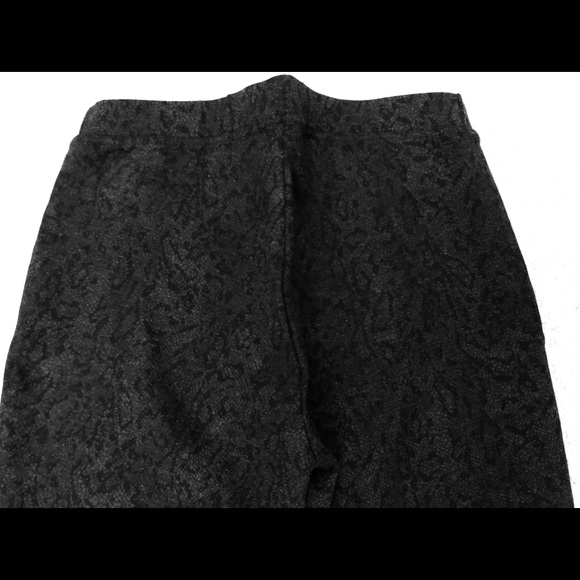 Animal print charcoal and black leggings - Picture 4 of 7